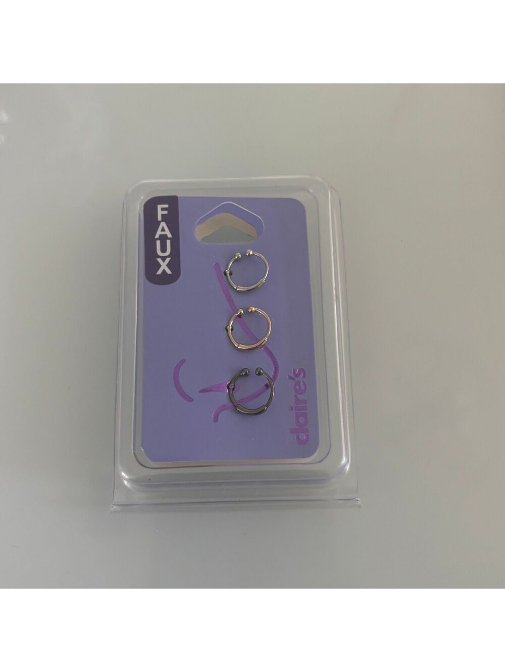 Claire’s Faux Nose Rings